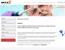 Tablet Screenshot of imtex.dk